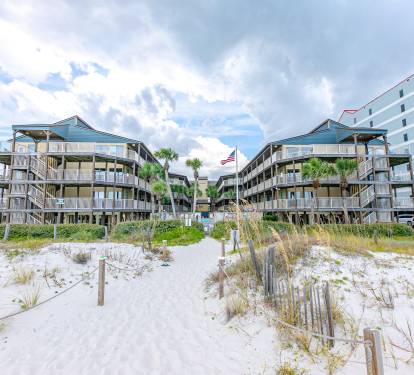 View of Sandpiper from the beach