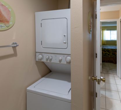 Washer and dryer in the unit
