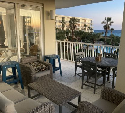 500+ sq ft corner unit facing the west&hellip;unlimited sunset and beach views