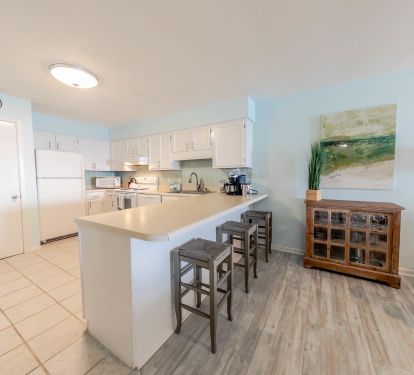 Fully stocked kitchen