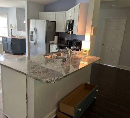 All granite countertops