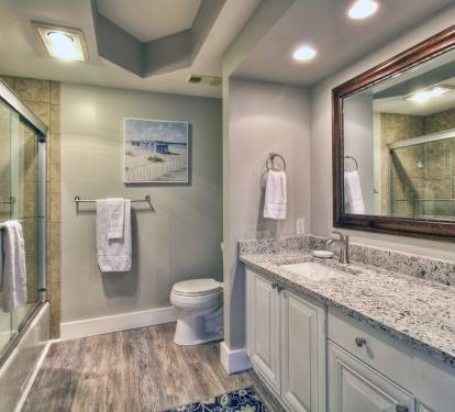 Master Bath - Quartz Counter Tops - Tub/Shower 