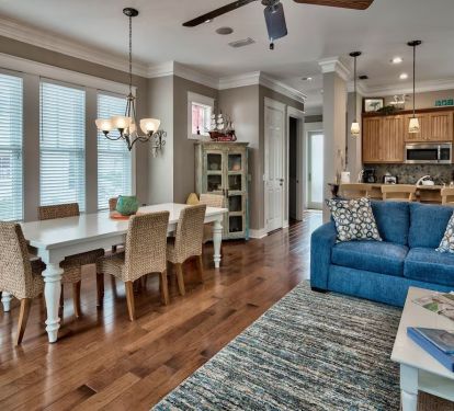 Dining room viewed from the living room.