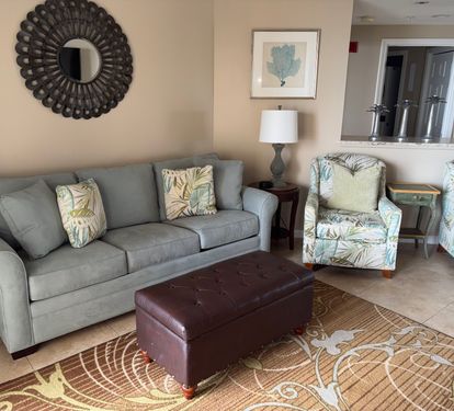 Queen Sofabed and 2 swivel chairs