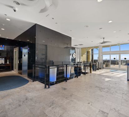 View of the entrance from the inside