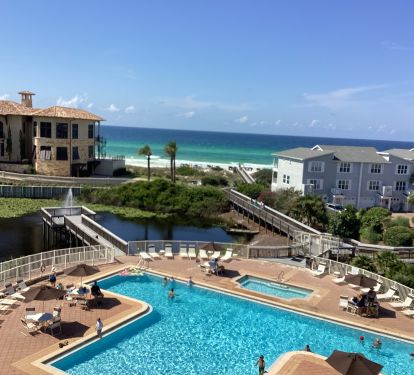 View from our 350 sq ft balcony