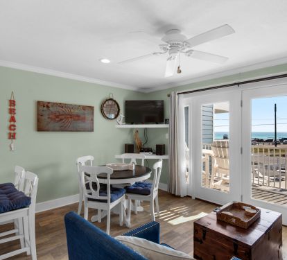 Living room with Gulf Views