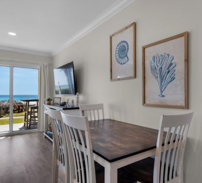 Enjoy meals while looking right and the beautiful beach