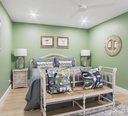 SW bedroom with king bed