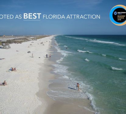 Gulf Islands National Seashore was voted USA Today BEST Florida attraction 2018