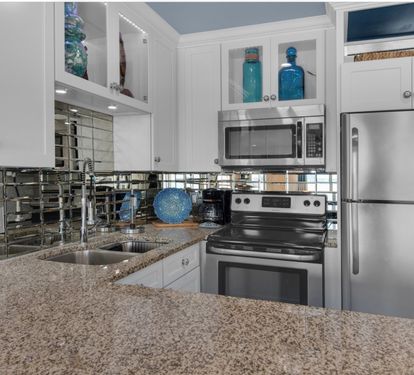 Stunning granite tops