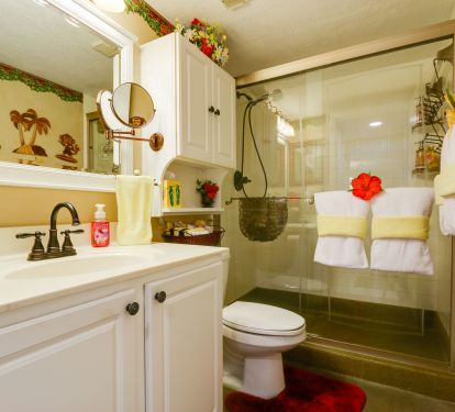 Walk in shower
