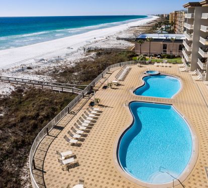 With TWO large pools and only 54 units, there's never a crowd!