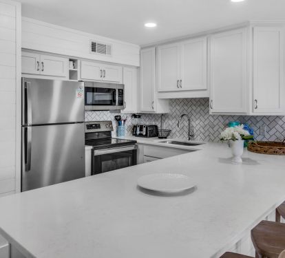 New stainless stove and microwave