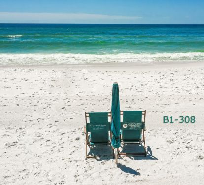 Beach Chairs w/Umbrella (Available March 1-October 31)