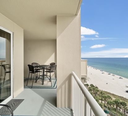 Large balcony, Amazing Gulf Views
