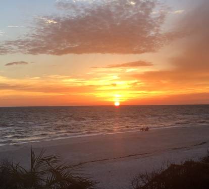 Watch Incredible Sunset From Our Enlarged Porch