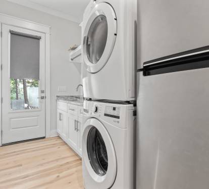 First Floor Laundry Room with Extra Refrigerator