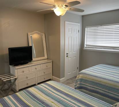 Guest Bedroom with flat screen TV