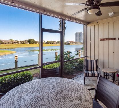 Screened in patio