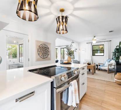 Open concept living 