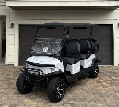 Brand New (2025) 6 seat golf cart included in your stay