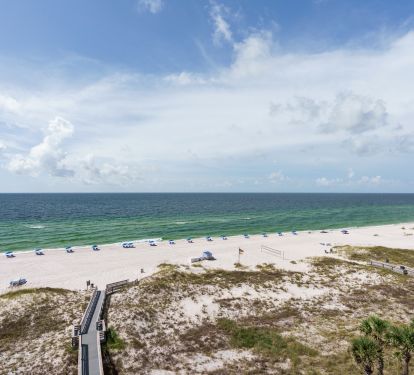 Amazing view overlooking Perdido Key Beach