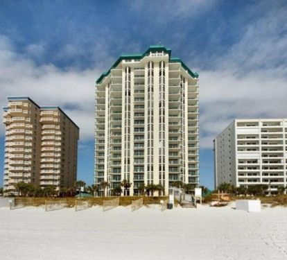 Rear view of Jade East Towers