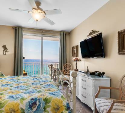 View of the Master Bedroom Looking Towards the Ocean