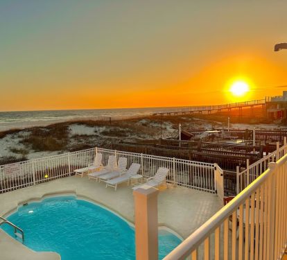 Daily sunsets from the main level private deck!