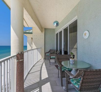 Stunning Views! 30 foot curved balcony.
