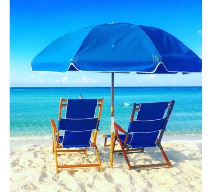Two chairs &amp; umbrella comes with your HnB Tranquility rental  (Mar thru Oct)