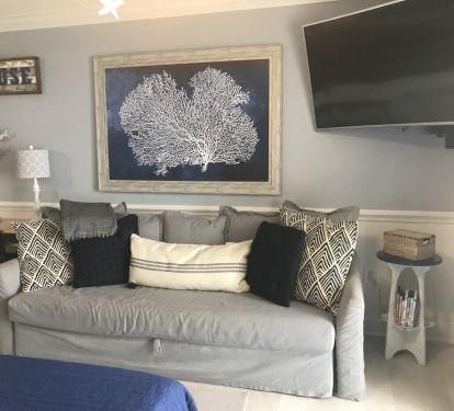 Ikea Couch - Twin that converts to Queen sleeper, 55 inch smart TV