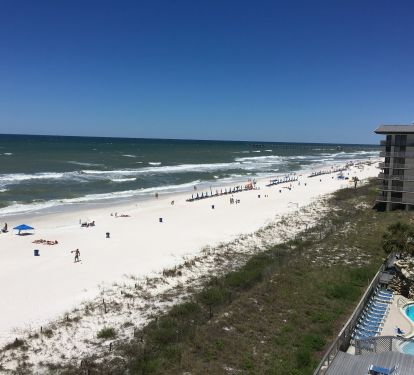 White sand!