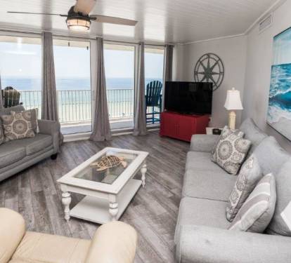 Living Room with Balcony Access