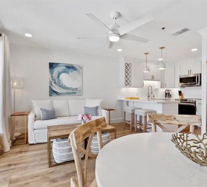 Beautifully Updated Den and Dining