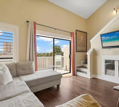 Living room area with Sleeper sofa-sleeps 2