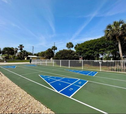 Shuffleboard and Pet Area