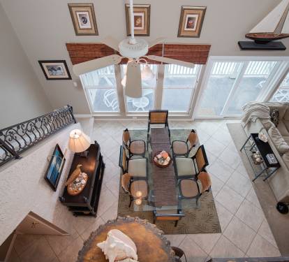 You and your guests will enjoy this open floor plan and comfortable furniture.