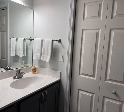 Master bath view