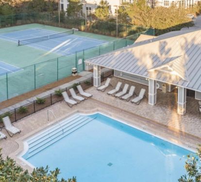 2 pools and tennis with pickle ball