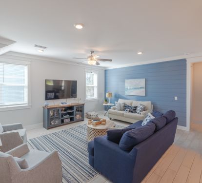 Open Concept Living Area with SmartTV