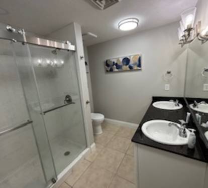 Master Bath with walk in shower