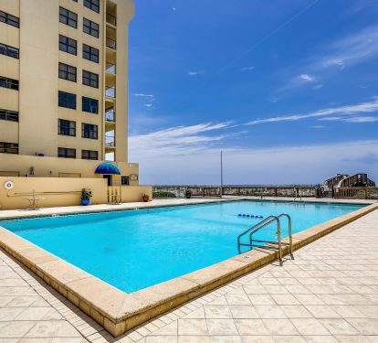 View of pool