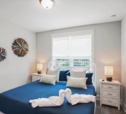 Main Floor Guest Bedroom with King Size Bed
