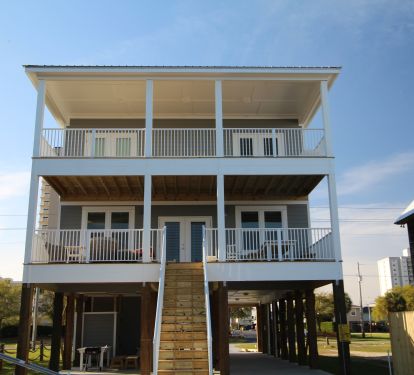 House as viewed from dock