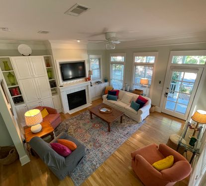 Watch a movie on the smart tv or gather round for family game night