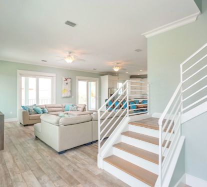 Walking into your beautiful vacation home