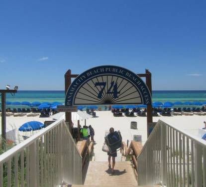 Family friendly west end of Panama City Beach