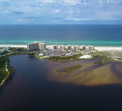 Aerial View of Pinnacle Port Resort